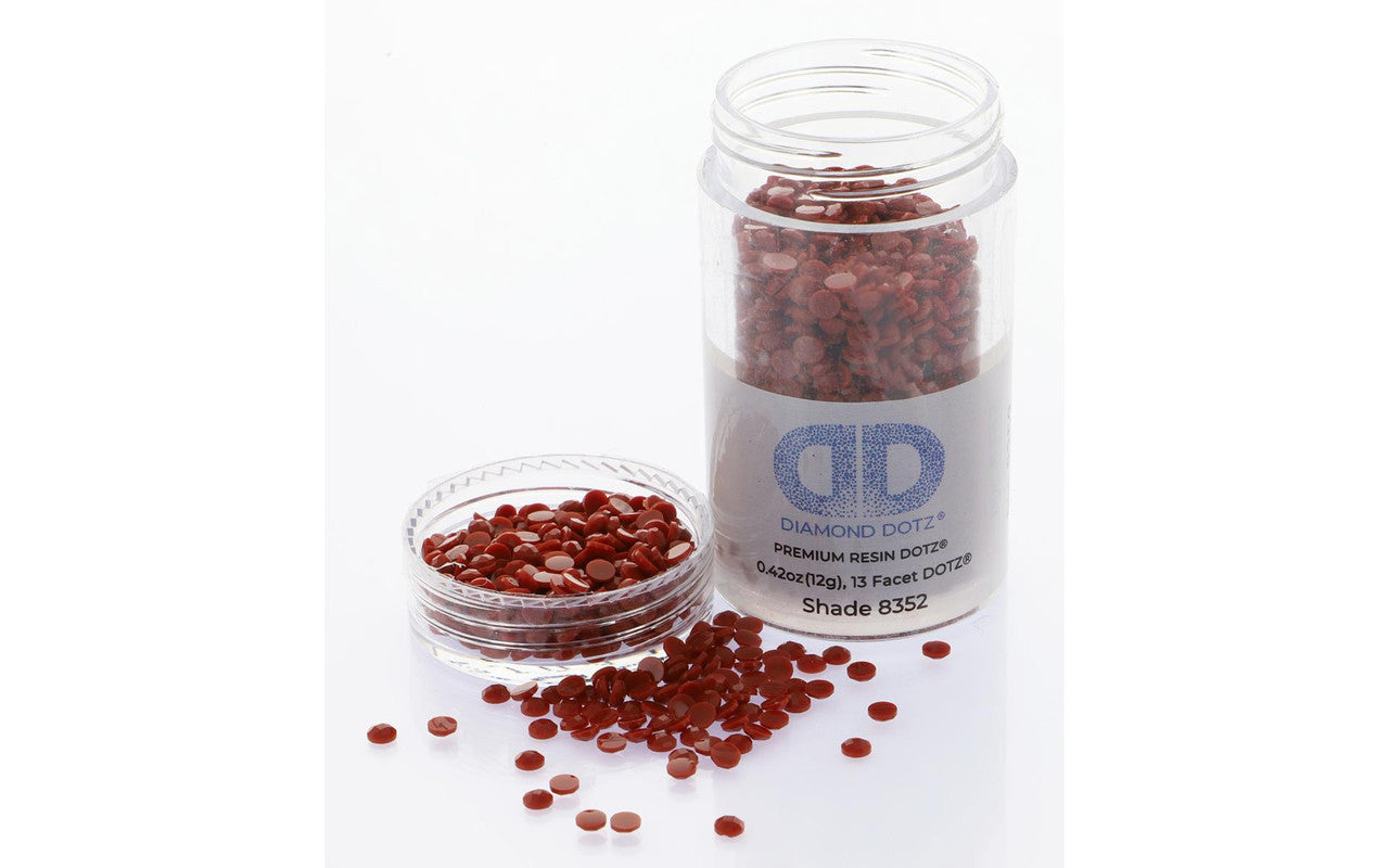 Diamond Dotz Freestyle Gems 2.8mm 12g Dark Rust 8352